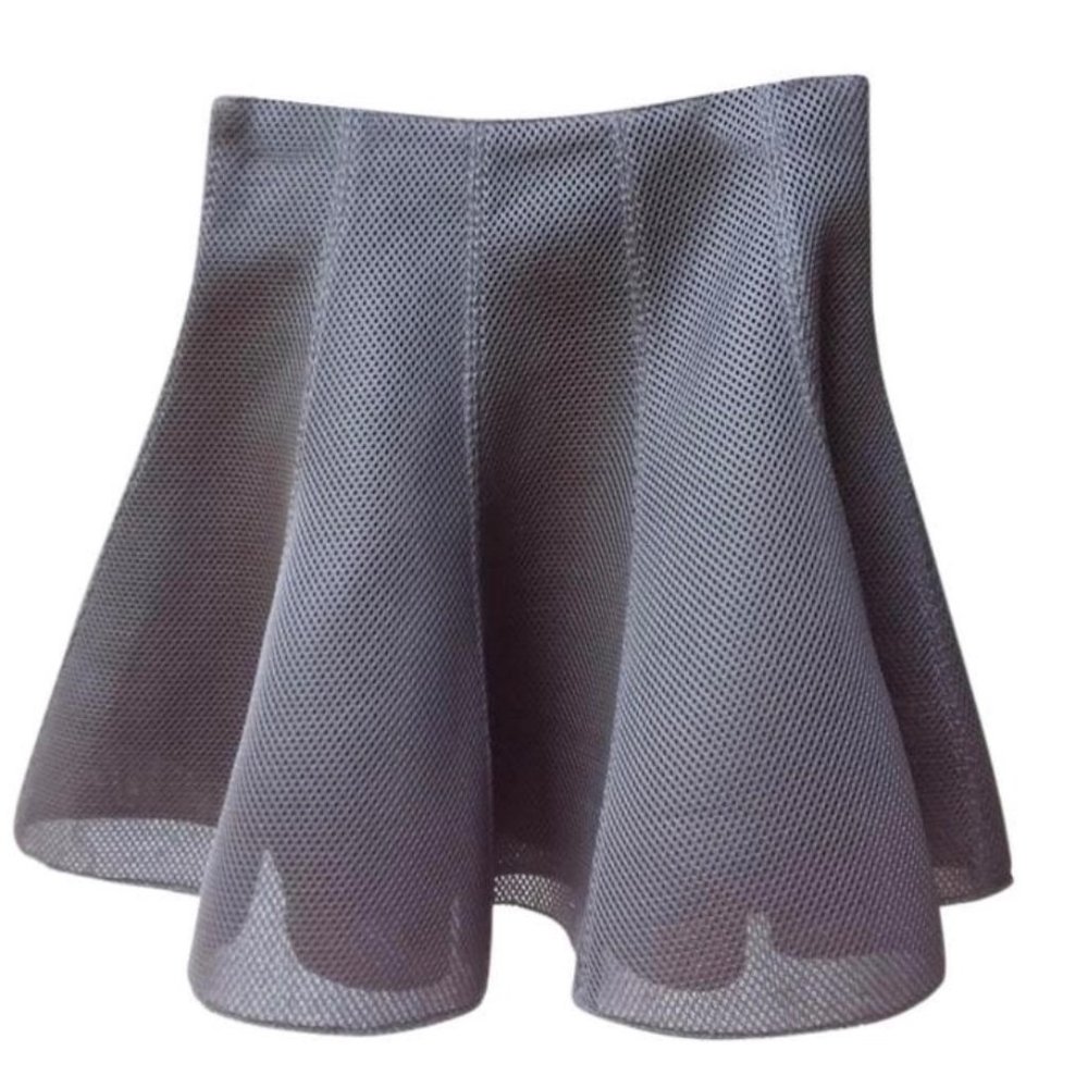 Aqua Black Flared Mini Skirt M / NWT Bloomingdales